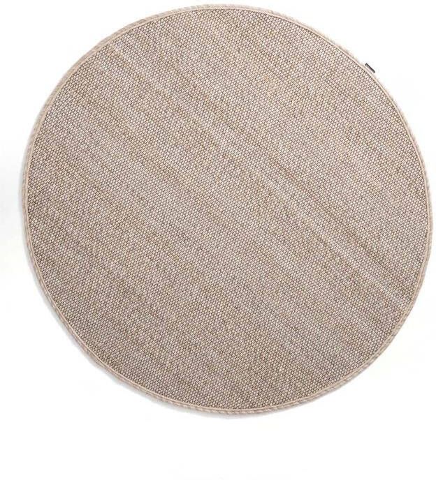 Nordic Weavers Rond wollen vloerkleed Lett beige|crème 120 cm rond - Foto 2