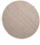 Nordic Weavers Rond wollen vloerkleed Lett beige crème 250 cm rond - Thumbnail 1