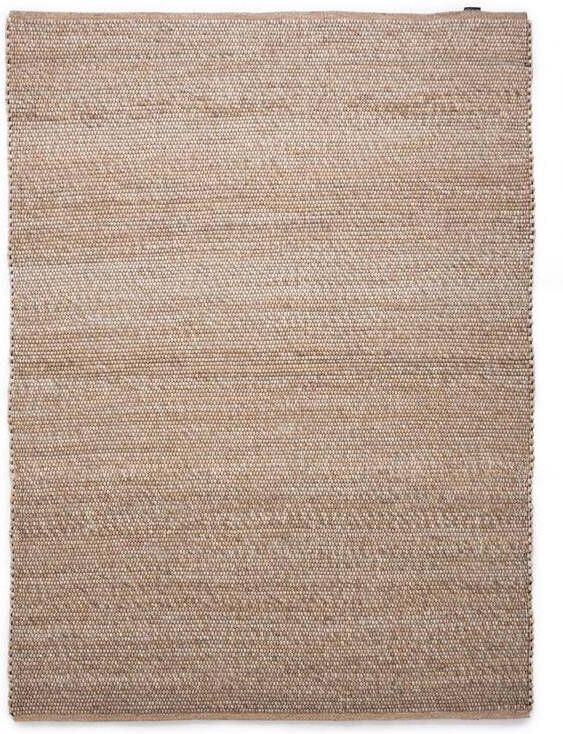 Nordic Weavers Wollen vloerkleed Lett beige 140x200 cm - Foto 2