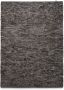 Nordic Weavers Wollen vloerkleed Lett grijs bruin 140x200 cm - Thumbnail 1