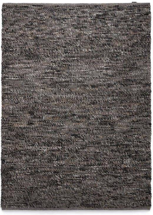 Nordic Weavers Wollen vloerkleed Lett grijs|bruin 160x230 cm - Foto 2