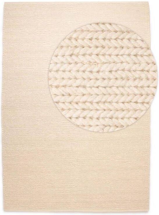 Nordic Weavers Wollen vloerkleed Narvik wit 240x340 cm - Foto 2