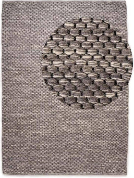 Nordic Weavers Wollen vloerkleed Odda grijs 160x230 cm - Foto 2