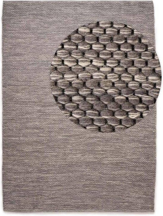 Nordic Weavers Wollen vloerkleed Odda grijs 200x300 cm - Foto 2