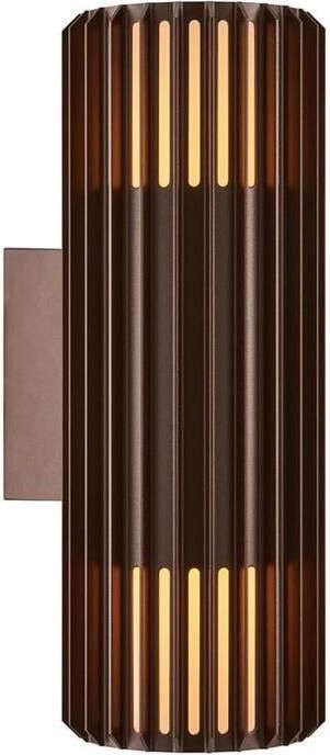 Nordlux Buitenlamp Aludra seaside 2 lichts wand bruin metallic