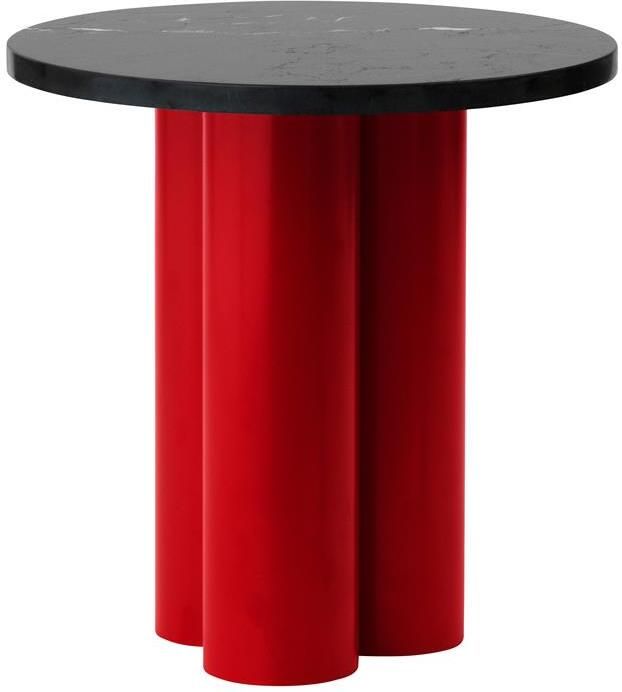 Normann Copenhagen Dit Bijzettafel Bright Red Nero Marquina