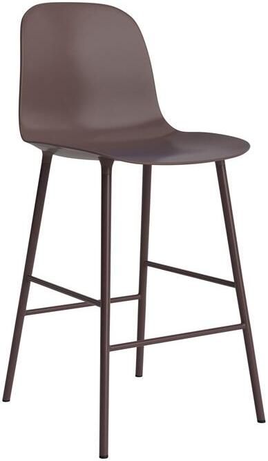 Normann Copenhagen Form Barkruk High 65 cm Staal Bruin