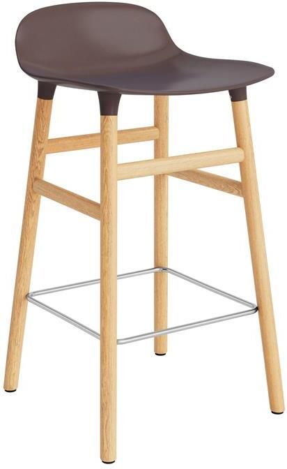 Normann Copenhagen Form Barkruk Low 65 cm Eiken Bruin