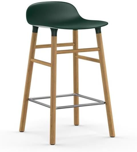 Normann Copenhagen Form Barkruk Low 65 cm Eiken Zwart