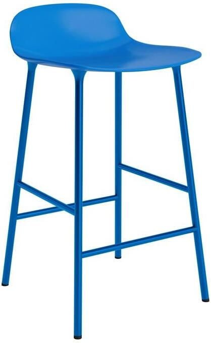 Normann Copenhagen Form Barkruk Low 65 cm Staal Bright Blue