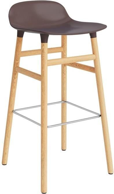 Normann Copenhagen Form Barkruk Low 75 cm Eiken Bruin
