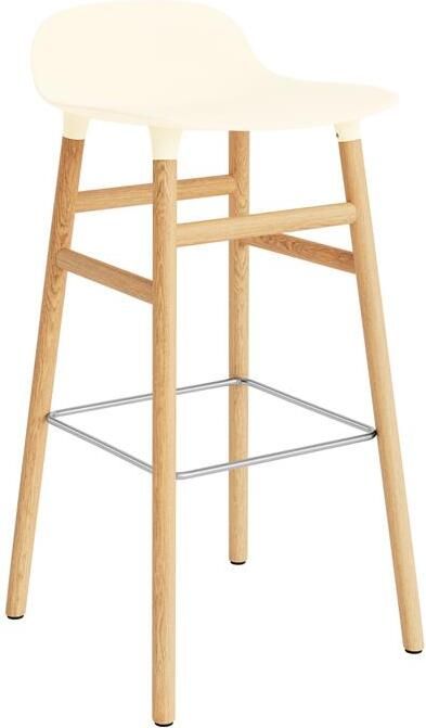Normann Copenhagen Form Barkruk Low 75 cm Eiken Crème