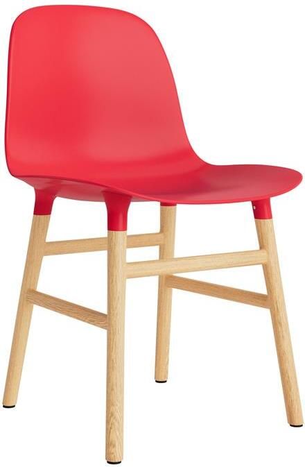 Normann Copenhagen Form Stoel Eiken Bright Red