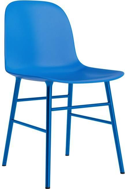 Normann Copenhagen Form Stoel Staal Bright Blue