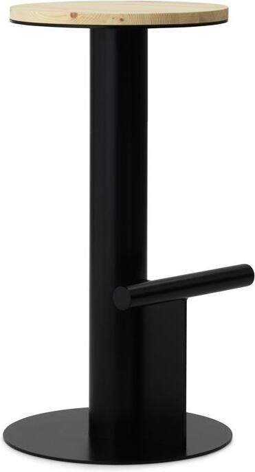 Normann Copenhagen Pole Barkruk 75 cm Pine Black