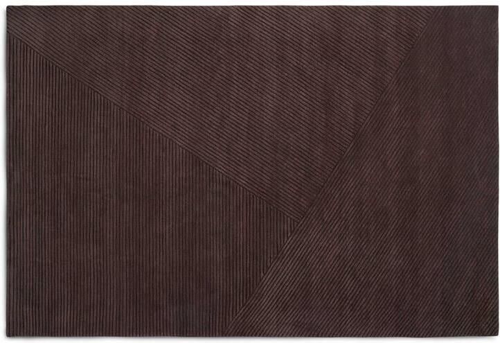 Northern Row large vloerkleed 200x300 donkerbruin