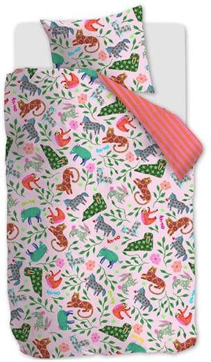 Oilily dekbedovertrek Happy Zoo multi