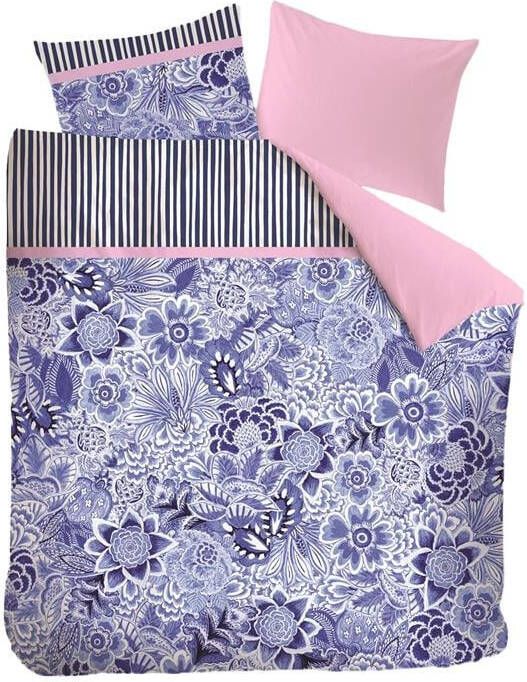 Oilily Florence Dekbedovertrek 200 x 200 220 cm Blauw