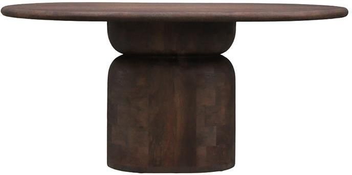 Old Inn Wonen Eettafel Lissabon ovaal kolompoot 200cm