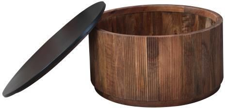 Old Inn Wonen Old Inn Salontafel box Rome Zwart klein - Foto 3