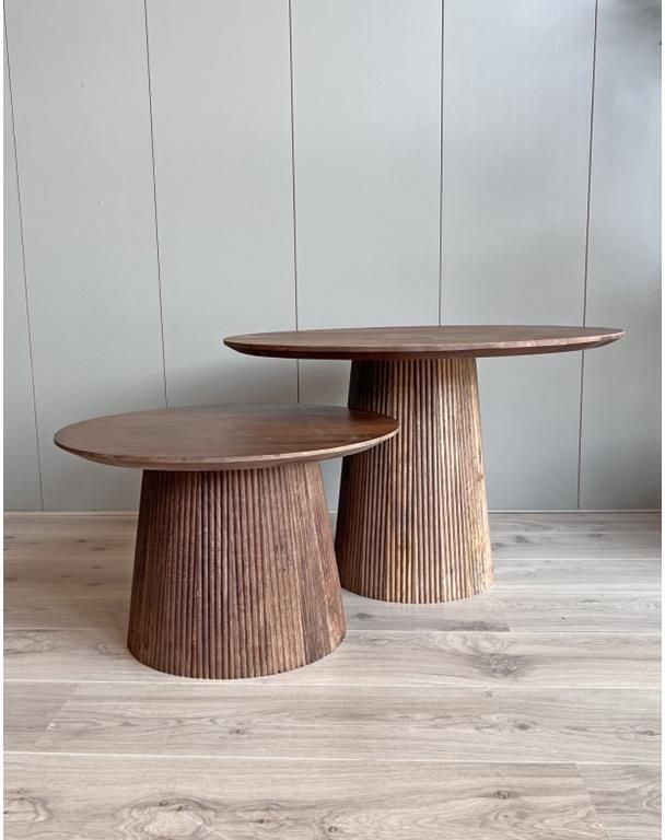 Old Inn Wonen Old Inn Salontafel Rome set van 2 - Foto 3