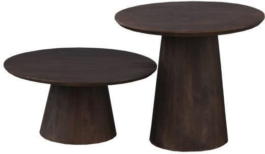 Old Inn Wonen Old Inn Salontafel set van 2 Oslo Bruin - Foto 3