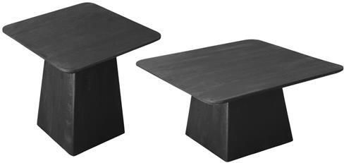 Old Inn Wonen Salontafel Nice set van 2 zwart