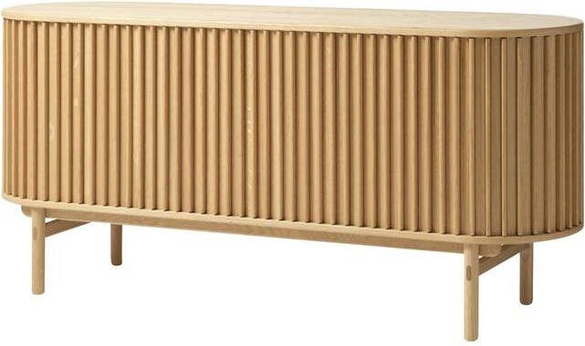 Olivine Kjeld Houten Sideboard met Schuifdeuren B160 cm Naturel - Foto 1