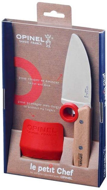 Opinel Le Petit Chef Kinderkeukenset 2-delig met Vingerbeschermer