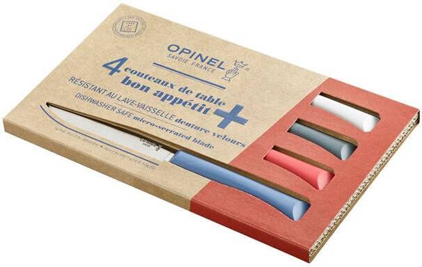 Opinel N°125 Bon Appétit+ Primo Tafelmessenset 4-delig Multicolor
