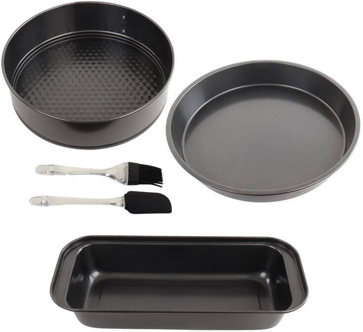 OTIX Springvorm 24cm Taartvorm 28cm Cakevorm 29x13cm met Spatel Kwa...