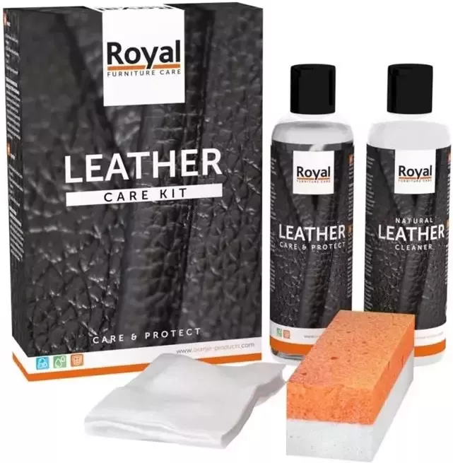 Oranje Furniture Care Leather Care Kit Maxi + Cleaner 2x250ml