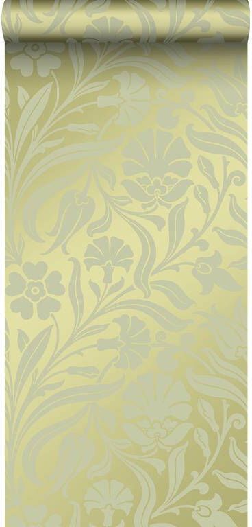 Origin luxury wallcoverings Origin Wallcoverings behang bloemen groen 53 cm x 10 05 m 346638