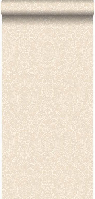 Origin luxury wallcoverings Origin Wallcoverings behang ornamenten crème beige 53 cm x 10 05 m