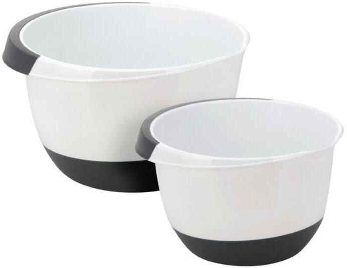 OTIX Beslagkom Mengkom set 2 stuks 2 liter en 3 liter Kom Kunststof...