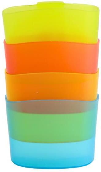 OTIX Theezakjeshouder 4 stuks Theetip Diverse Kleuren Kunststof