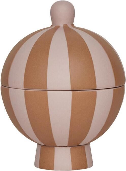 OYOY LIVING Toppu Voorraadpotje Karamel Roze