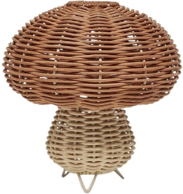 OYOY MINI Rotan Mushroom Nachtlampje