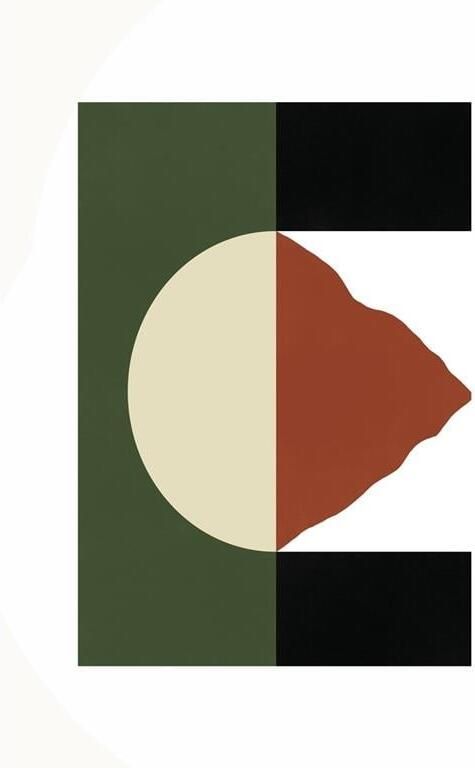 Paper collective Poster Denis Boudart Mountain 50x70cm