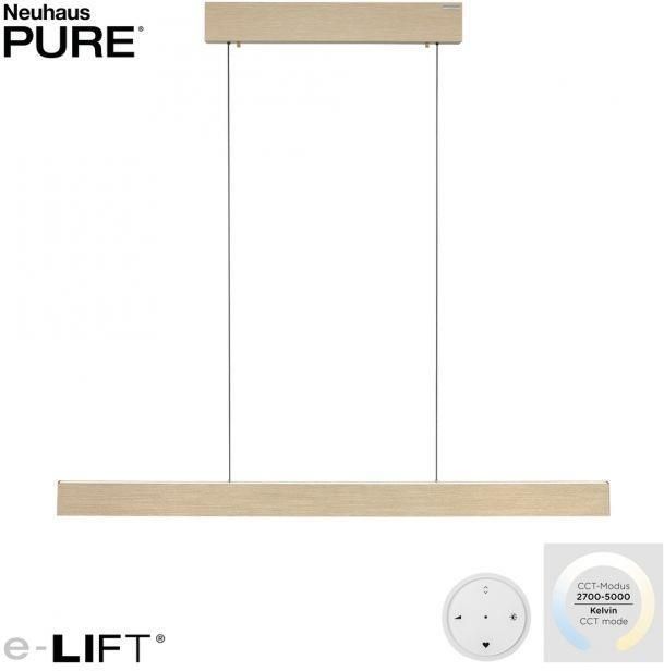 Paul Neuhaus PURE Hanglamp PURE E-MOTION Gold e-LIFT 120cm incl. Remote