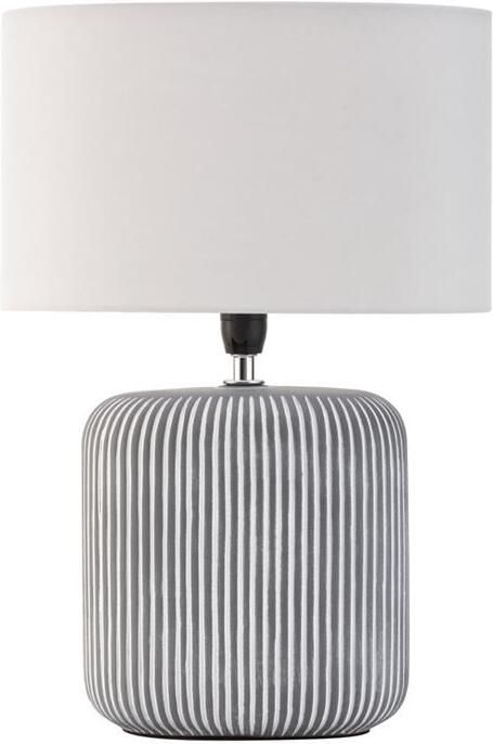 Pauleen Pure Shine Tafellamp Grijs|Wit