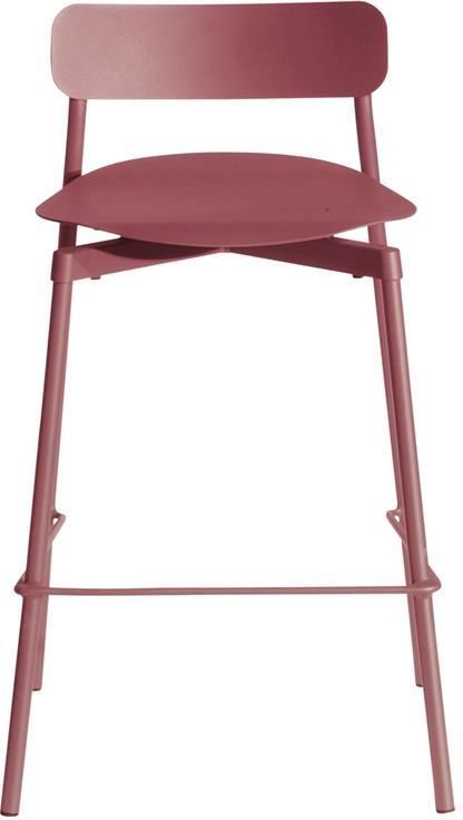 Petite Friture Fromme barkruk H65 Brown Red