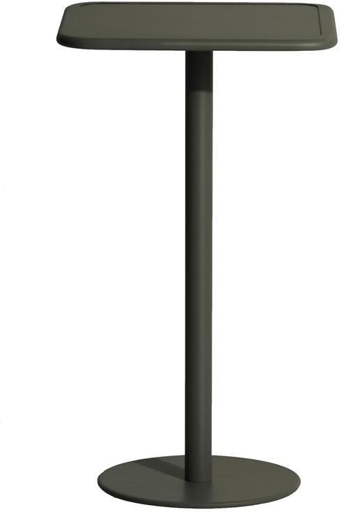 Petite Friture Week-end bistrotafel 60x60 H105 Glass Green