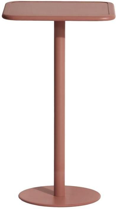 Petite Friture Week-end bistrotafel 60x60 H105 Terracotta