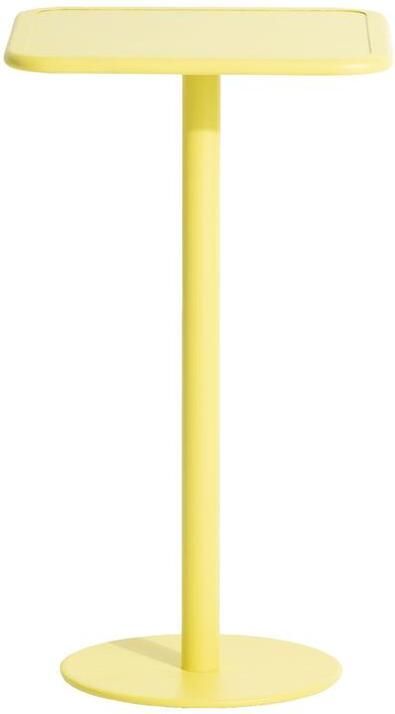 Petite Friture Week-end bistrotafel 60x60 H105 Yellow
