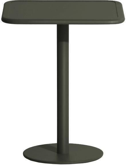 Petite Friture Week-end bistrotafel 60x60 H75 glass green