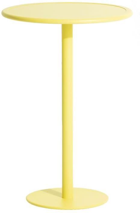 Petite Friture Week-end bistrotafel Ø70 H105 Yellow