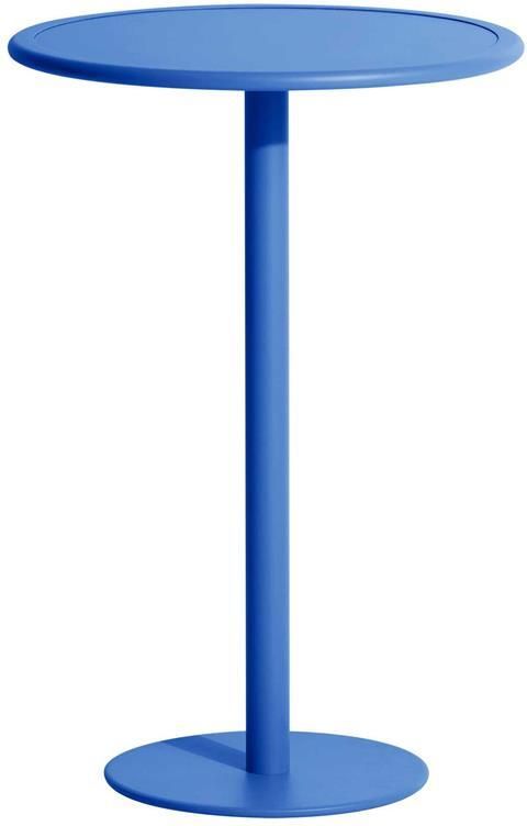Petite Friture Week-end bistrotafel Ø70 H75 blauw