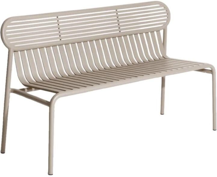 Petite Friture Week-end tuinbank met rugleuning Dune