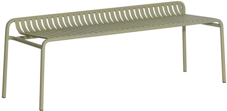 Petite Friture Week-end tuinbank zonder rugleuning jade green